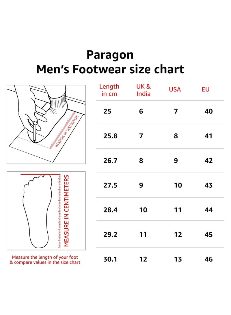 Paragon HW0033G Men Stylish Lightweight Flipflops | Comfortable with Anti skid soles | Casual & Trendy Slippers | Indoor & Outdoor - Image 5